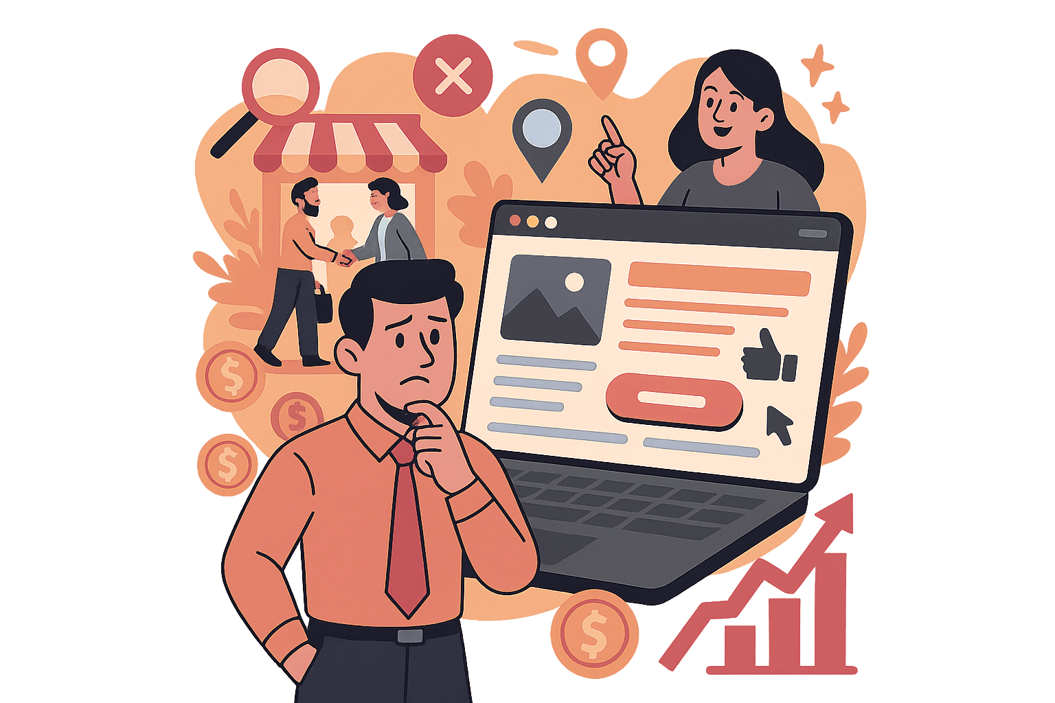 Perdendo vendas sem uma landing page